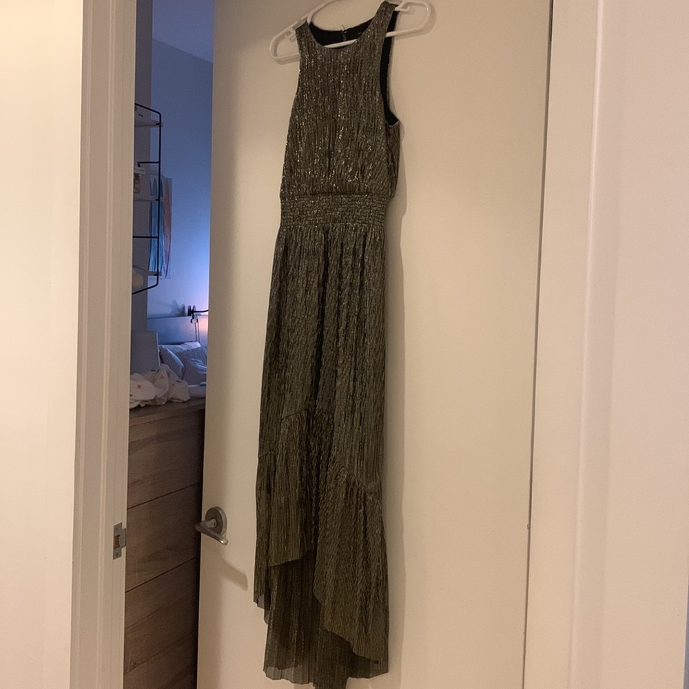 Metallic High-Low Dress - Picture 4 of 5